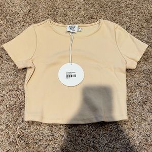 Princess Polly Organic Cotton Classic Crop Tee